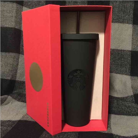Starbucks DOT Collection Matte Black Cold Tumbler