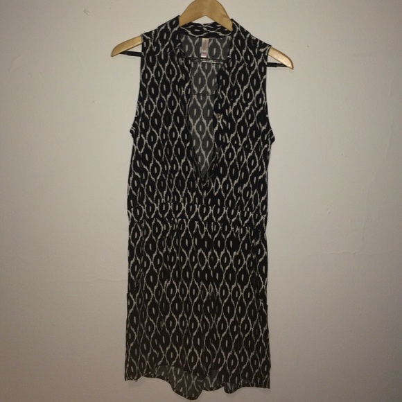 Dressy Black and White Romper