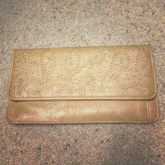 Leather clutch