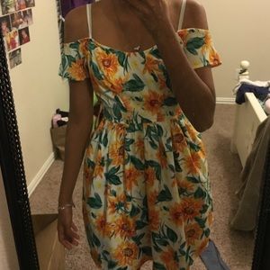 Floral print dress