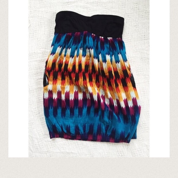 Billabong NWOT Boho Strapless Dress - Picture 4 of 4