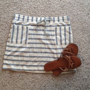 NWT. Lou and Grey (by LOFT) striped skirt.