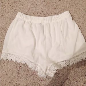 F21 White shorts