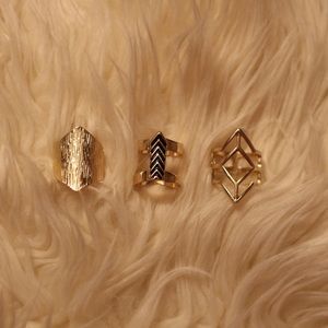 Boho Gold Rings