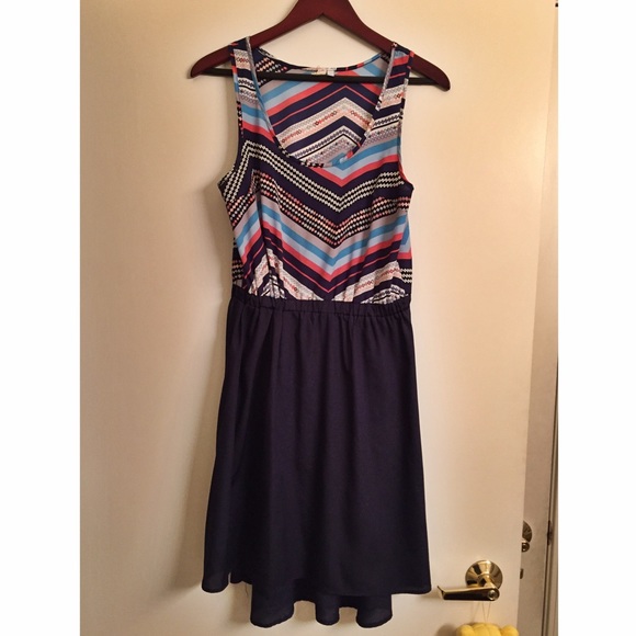 Francesca's: Chevron Dress