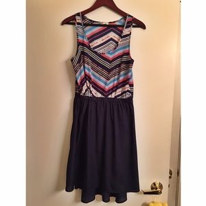 Francesca's: Chevron Dress