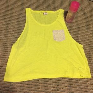 PINK muscle tank & NEW body shimmer spray