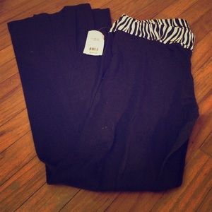 Soffe yoga pants - zebra