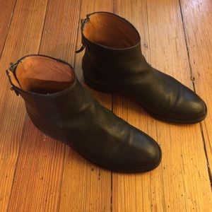 Madewell Zip Back Flat Boots