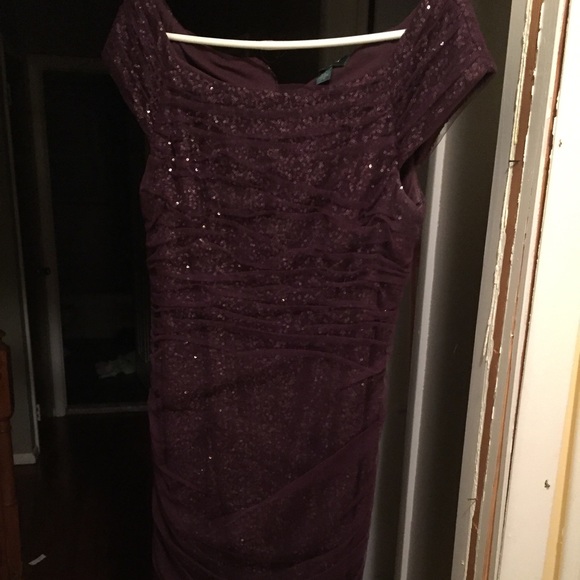 LAUREN Ralph Lauren Evening--Purple sparkle dress!