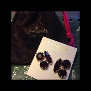 Kate Spade Garnet Cluster Earrings
