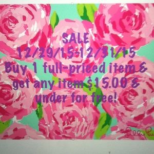 BUY 1 GET 1 FREE SALE!