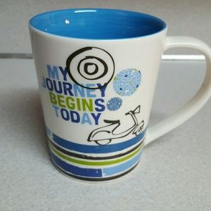 Starbucks 2008 My Journey Begins Today mug