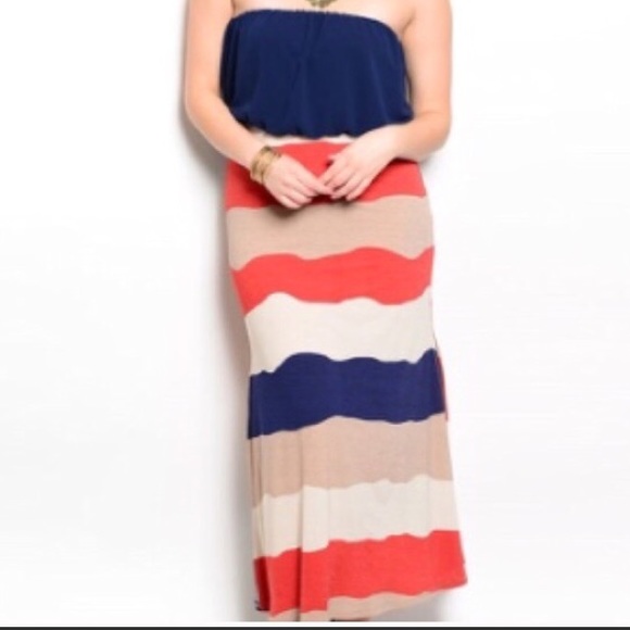 💟🆕KARA // Color Block Maxi [Plus] - Picture 2 of 2