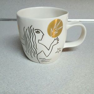 2013 Starbucks Gold etched Mermaid mug
