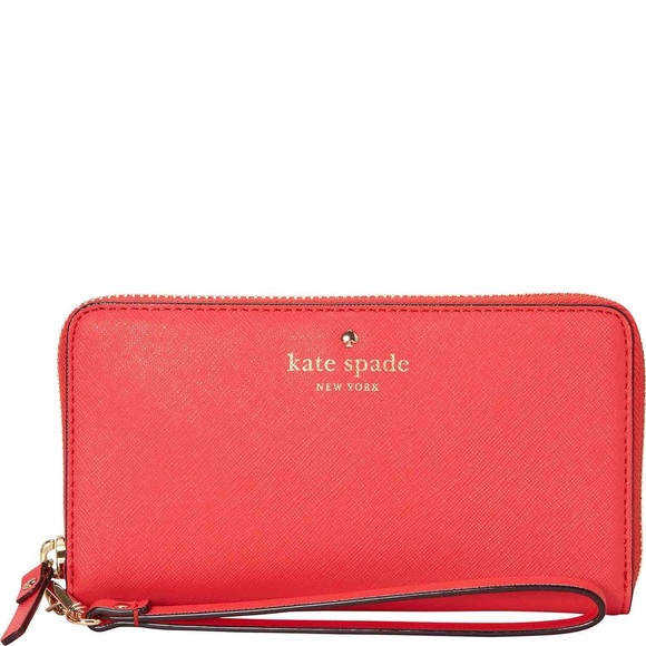 NWT Kate Spade Leather Wristlet