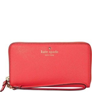 NWT Kate Spade Leather Wristlet