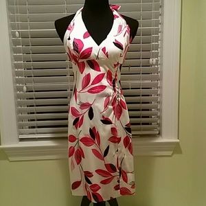 Hot Pink & White Dress
