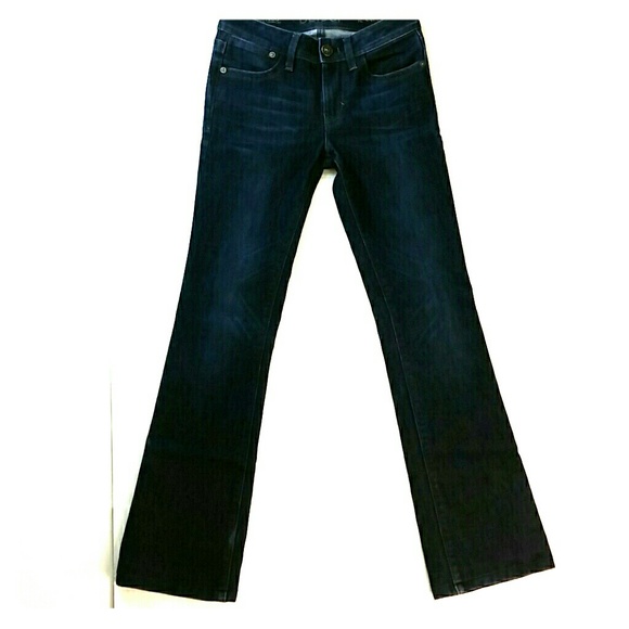 DL1961 JENNIFER High Rise boot dark jeans 24x29.5