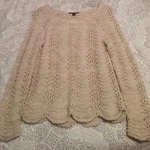 American Eagle Outfitters Crochet Sweater