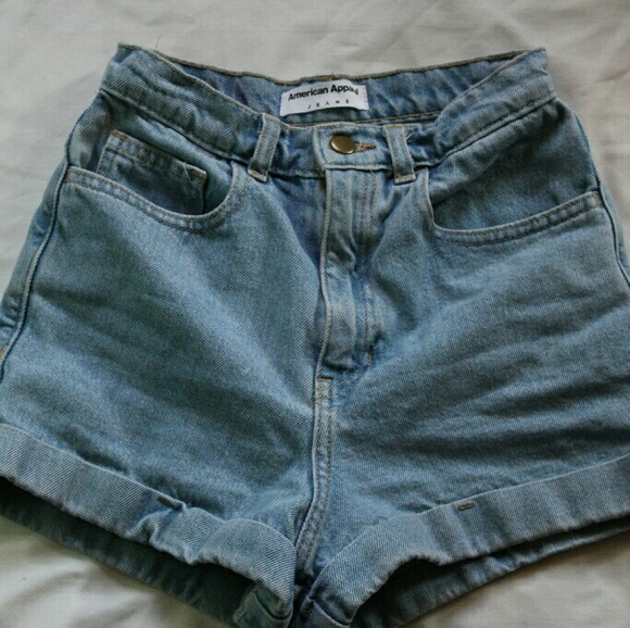 American Apparel High Waisted Shorts - Picture 1 of 3