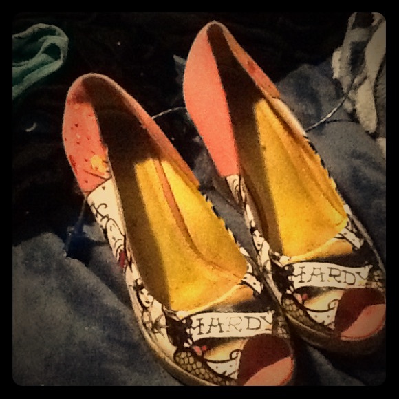 Ed hardy wedges