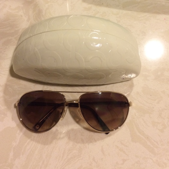 Coach aviator sunglasses