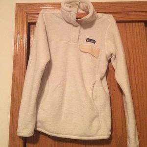 White/creme barely worn Patagonia