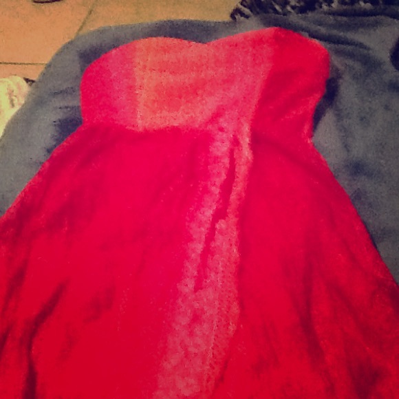 Strapless dress