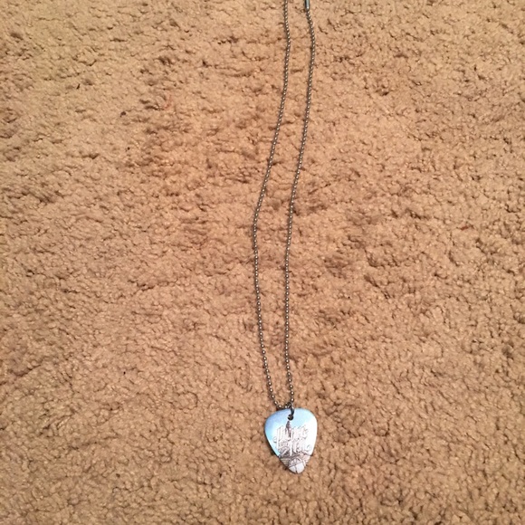Pierce The Veil guitar pick necklace