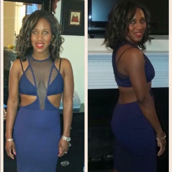 Navy  Stylestalker cut out dress! 🔥🔥🔥