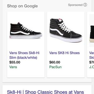 Skate high vans