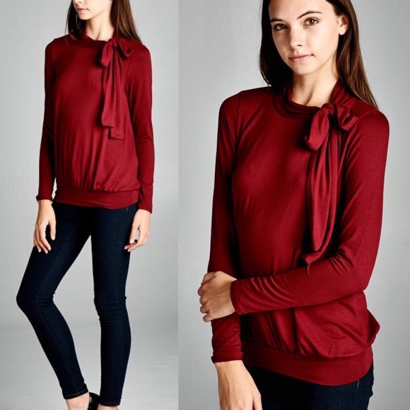 Bow Sweater Top - Picture 3 of 3