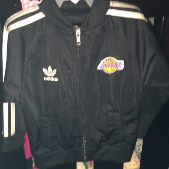 Toddler adidas laker jacket