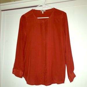 Red Joie silk blouse - size S