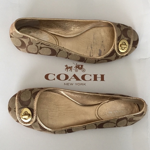 Coach Shoes - Authentic Coach monogram flats