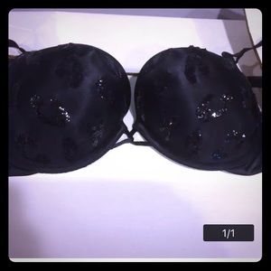 Victoria Secret Miraculous Plunge Sequins Bra