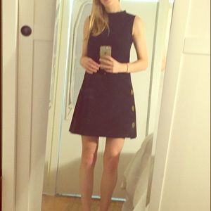 Navy Elie Tahari shift dress - size 4