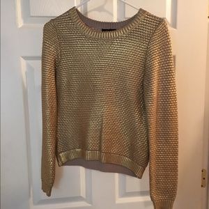 H&M gold sweatshirt