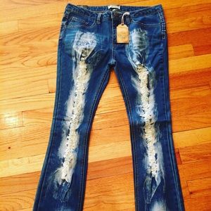 Distressed Jeans