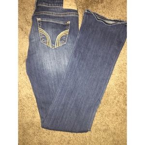 Hollister Bootcut Dark Medium Wash Jeans