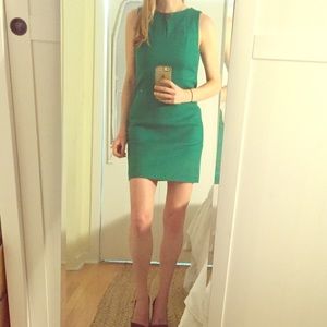Kelly green club Monaco shift dress