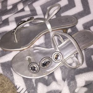 cute lil' silver heels