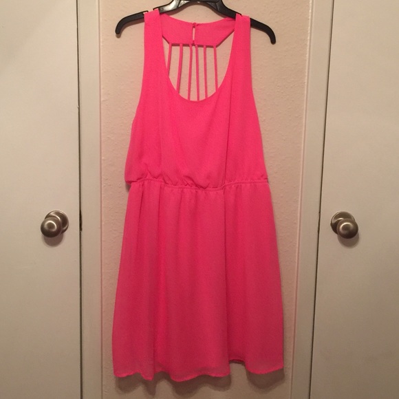 ⬇️2nite ONLY❗️Fluorescent pink dress