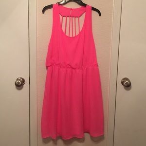 ⬇️2nite ONLY❗️Fluorescent pink dress