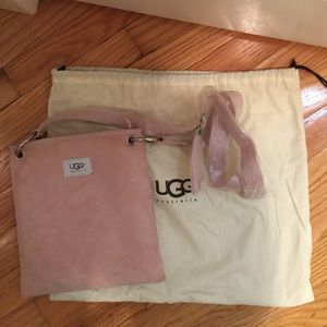 Light pink UGG cross body