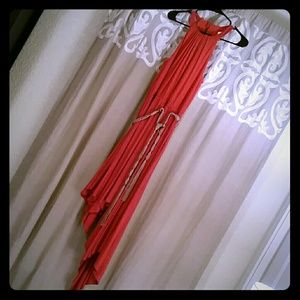 Orange Jessica Simpson Maxi Dress