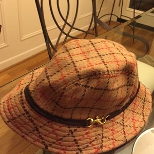 Authentic Coach Wool Wristlet & Bucket Hat