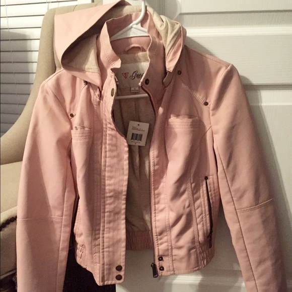 NWT guess leather jacket.