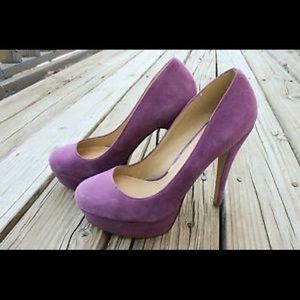 Purple Suede ALDO Heels
